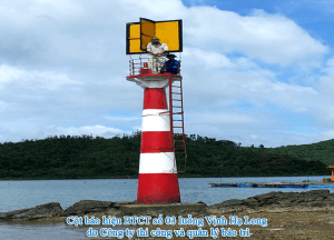 Thi công báo hiệu luồng Vịnh Hạ Long
